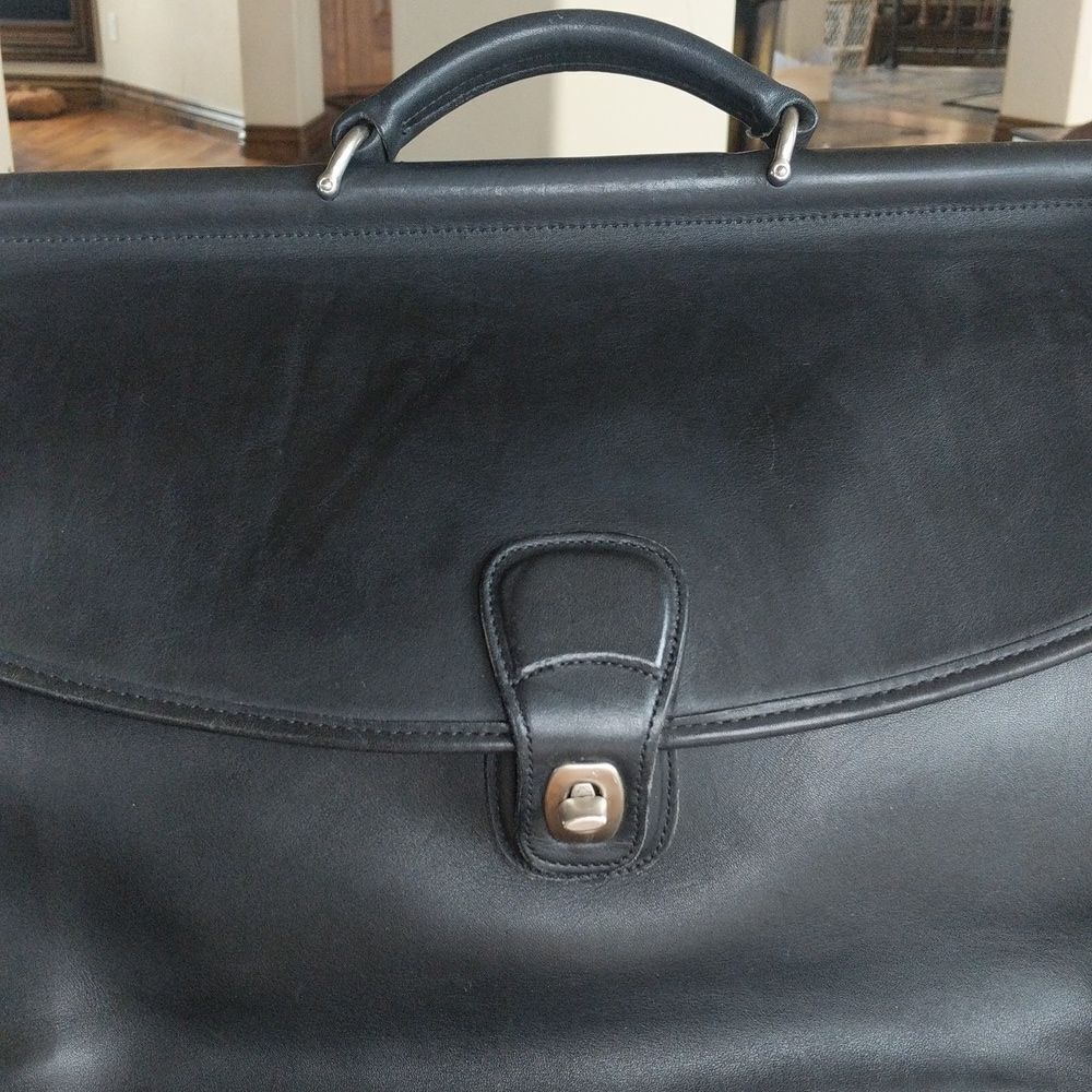 Vintage Coach Beekman Black Satchel/Briefcase -Rare Find - Picture 3 of 16